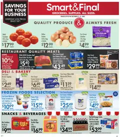 Ad Preview of Smart & Final Business & Club Saving from 10/07/2025