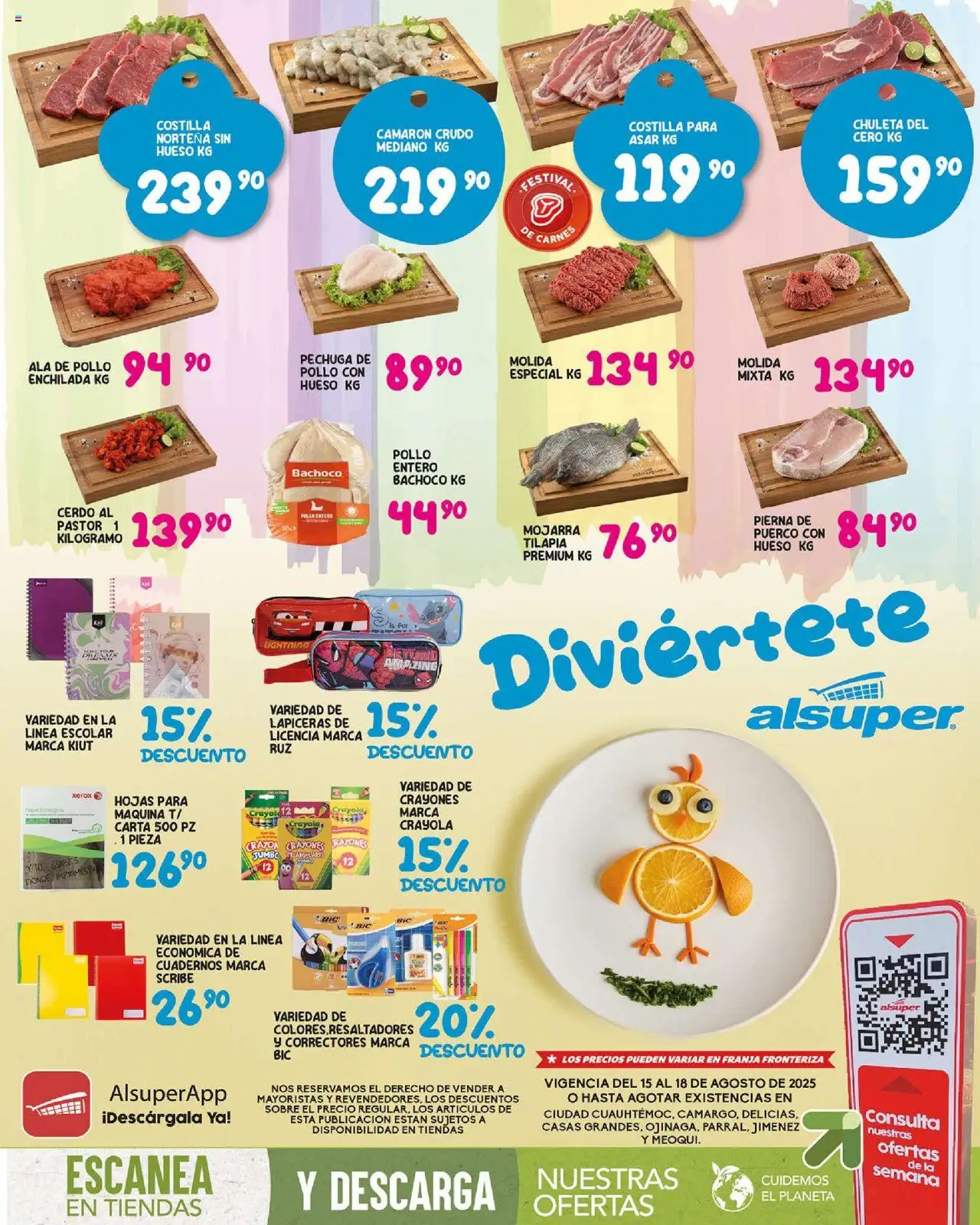 Folleto - Chihuahua Estado Alsuper y sus promociones válidas desde el 15/08/2025 - Número de página 1