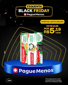 Pré-Visualização do folheto "Black Friday" da loja Pague Menos válido a partir de 27/10/2025