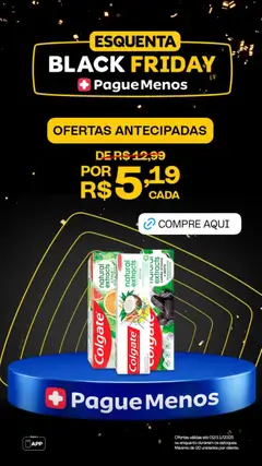 Pré-Visualização do folheto "Black Friday" da loja Pague Menos válido a partir de 27/10/2025