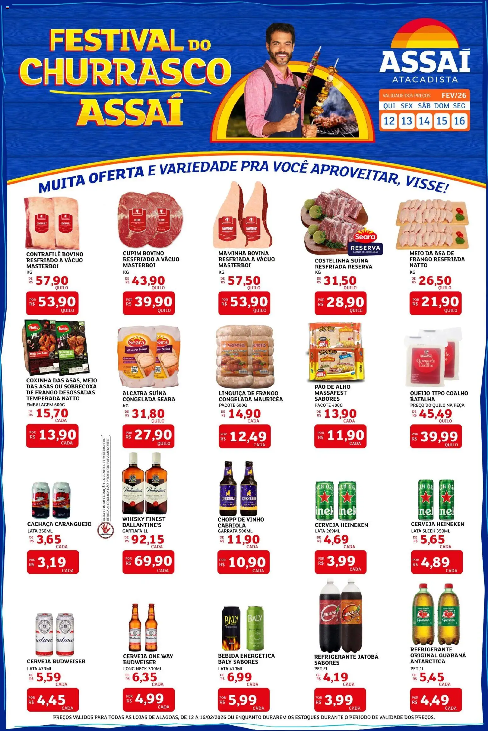 Pré-Visualização do folheto "Assaí Atacadista ofertas - AL" da loja Assaí Atacadista válido a partir de 12/03/2026