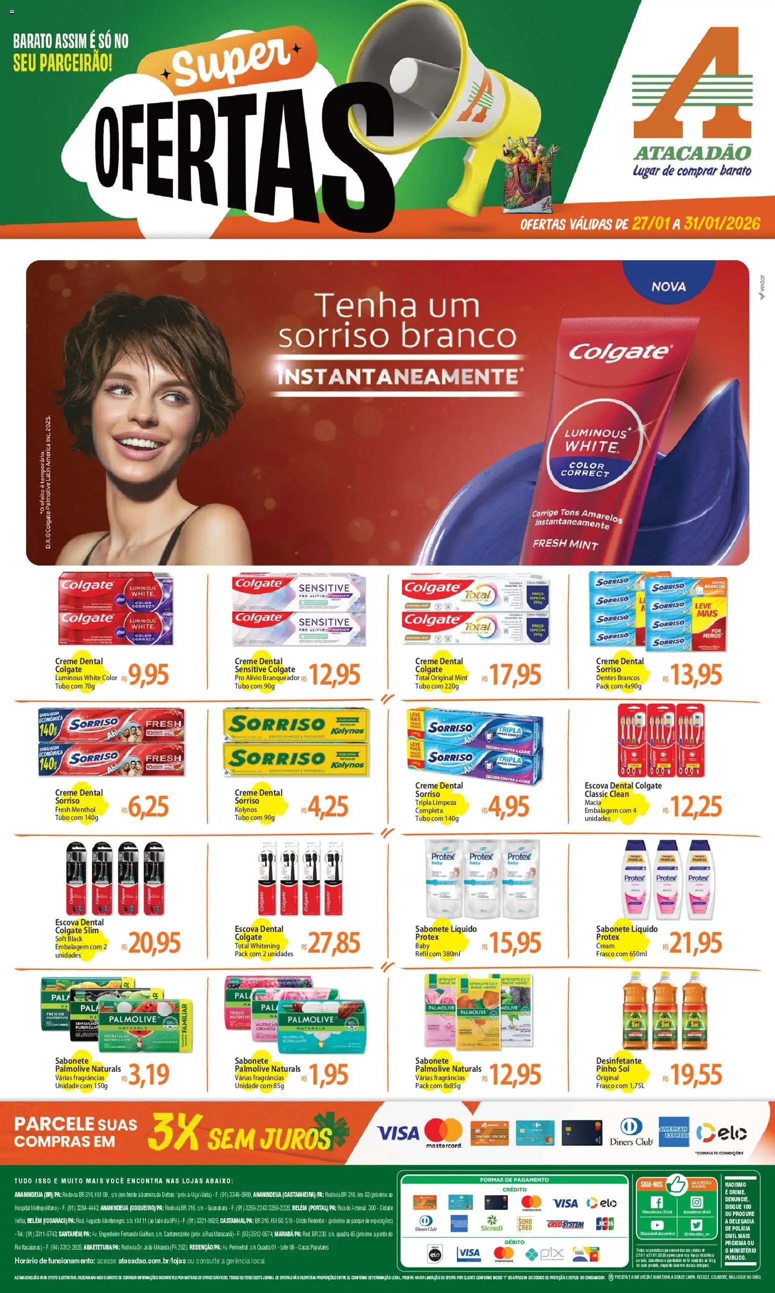 Pré-Visualização do folheto "Ofertas - PA" da loja Atacadão válido a partir de 27/01/2026