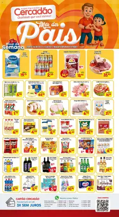 Pré-Visualização do folheto "Ofertas da semana" da loja Cercadão válido a partir de 01/08/2025