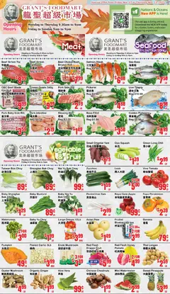 Un aperçu du dépliant Weekly Flyer - Grant’s Foodmart du magasin Oceans est valide à partir 7 nov. 2025