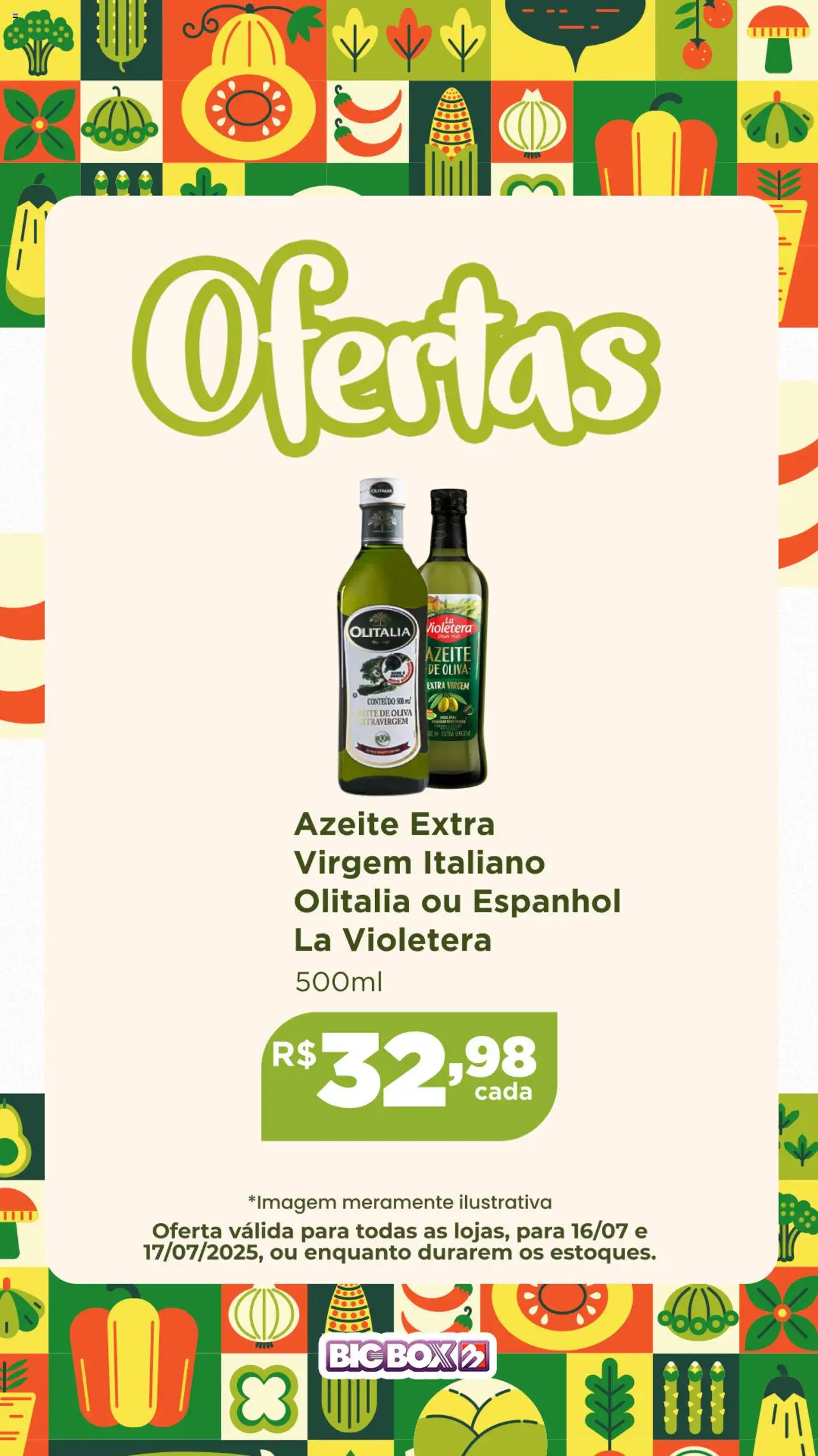 Big Box folheto "Ofertas Sacolão" válido a partir de 16/07/2025 - número de página 1