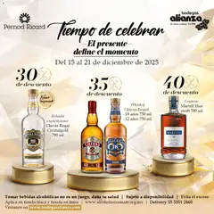 Vista previa las ofertas de la tienda Bodegas Alianza - Catálogo La temporada de descuentos desde el 15/12/2025 