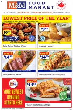 Preview of leaflet Weekly flyer / circulaire from shop M&M Food Market is valid from Aug 07, 2025