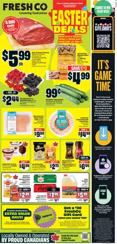 Preview of leaflet FreshCo weekly flyer / circulaire from shop FreshCo is valid from Apr 02, 2026