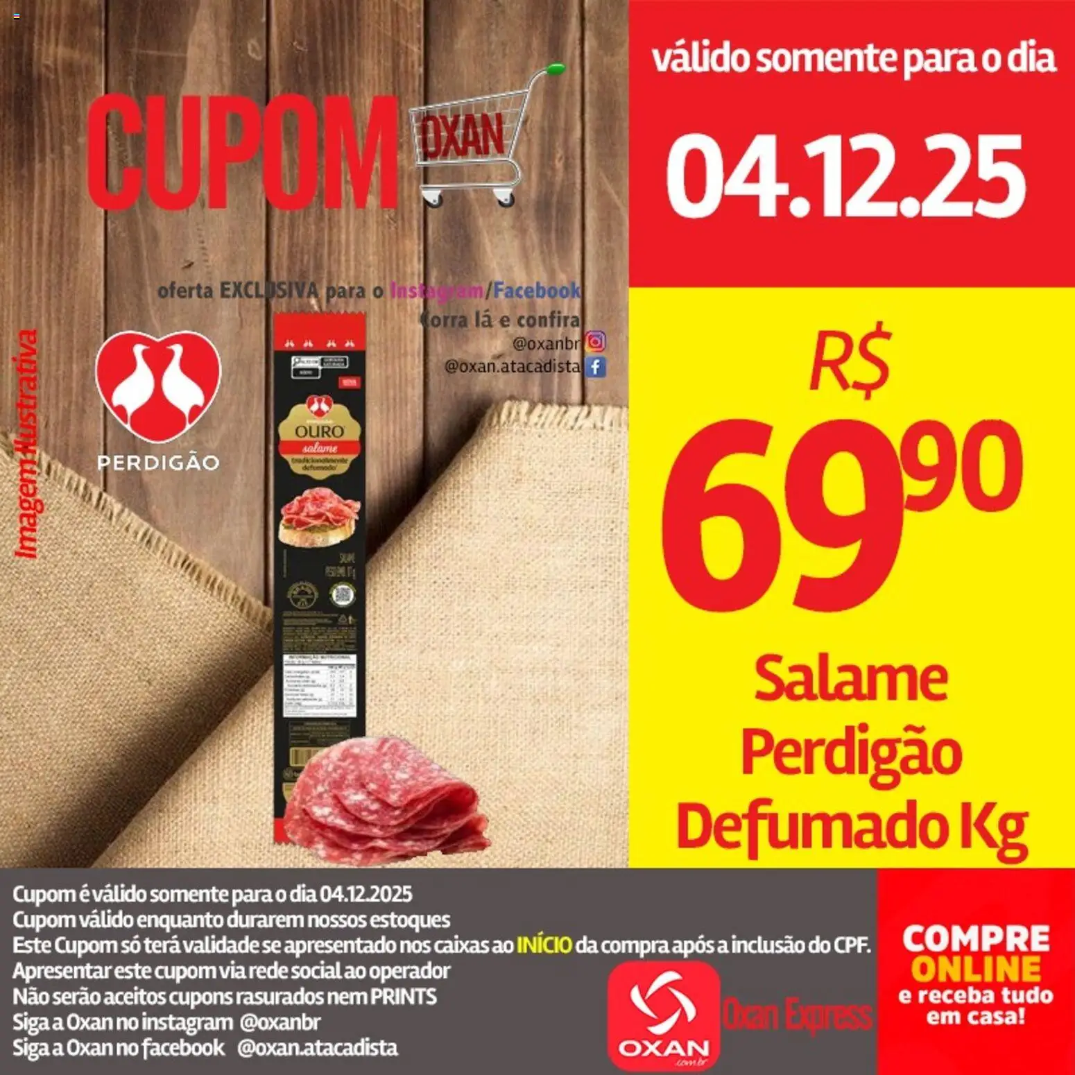 Pré-Visualização do folheto "Ofertas da semana" da loja Oxan Atacadista válido a partir de 04/12/2025