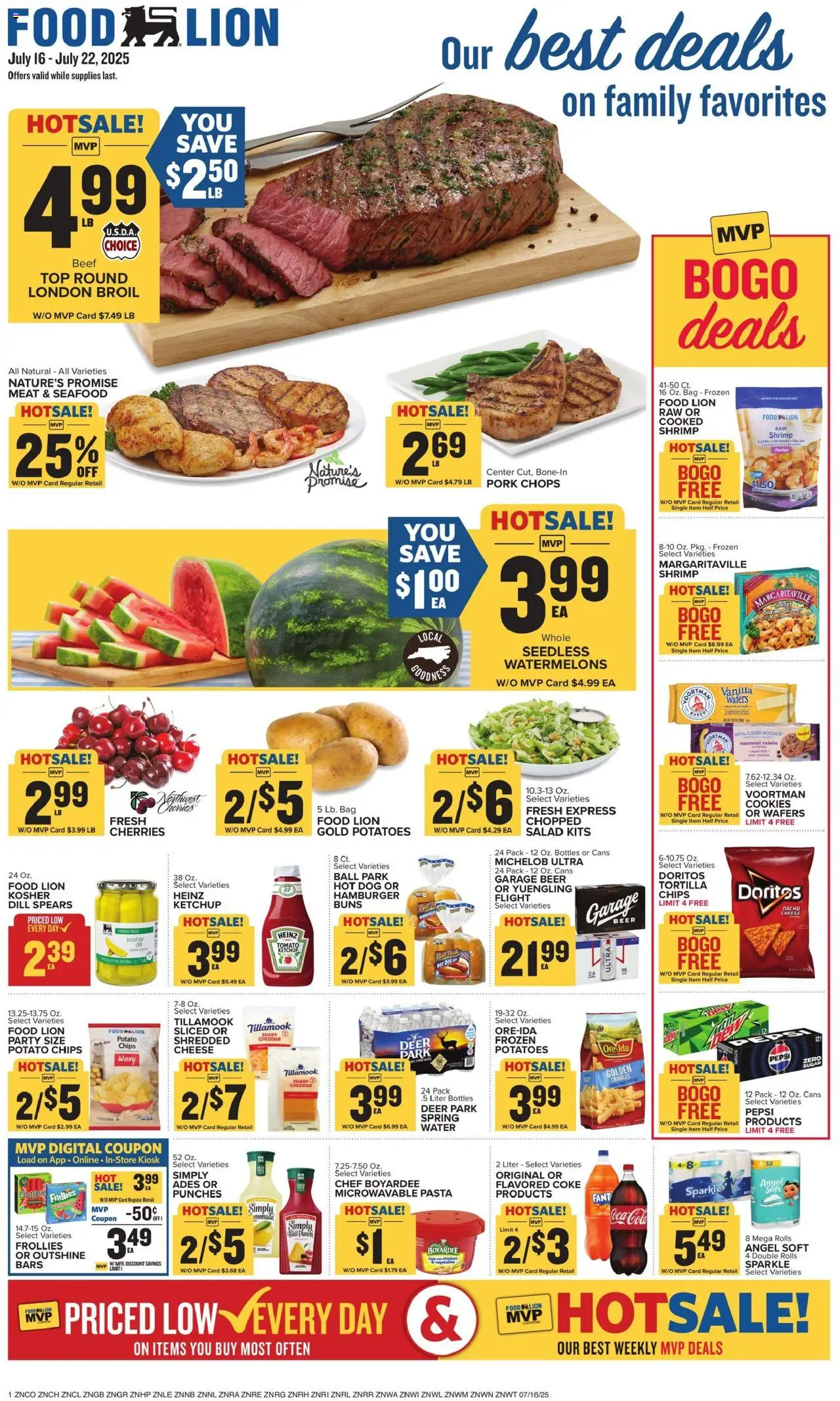 Food Lion Weekly Ad (07/16/2025) >> Preview AD next week - Page number 1