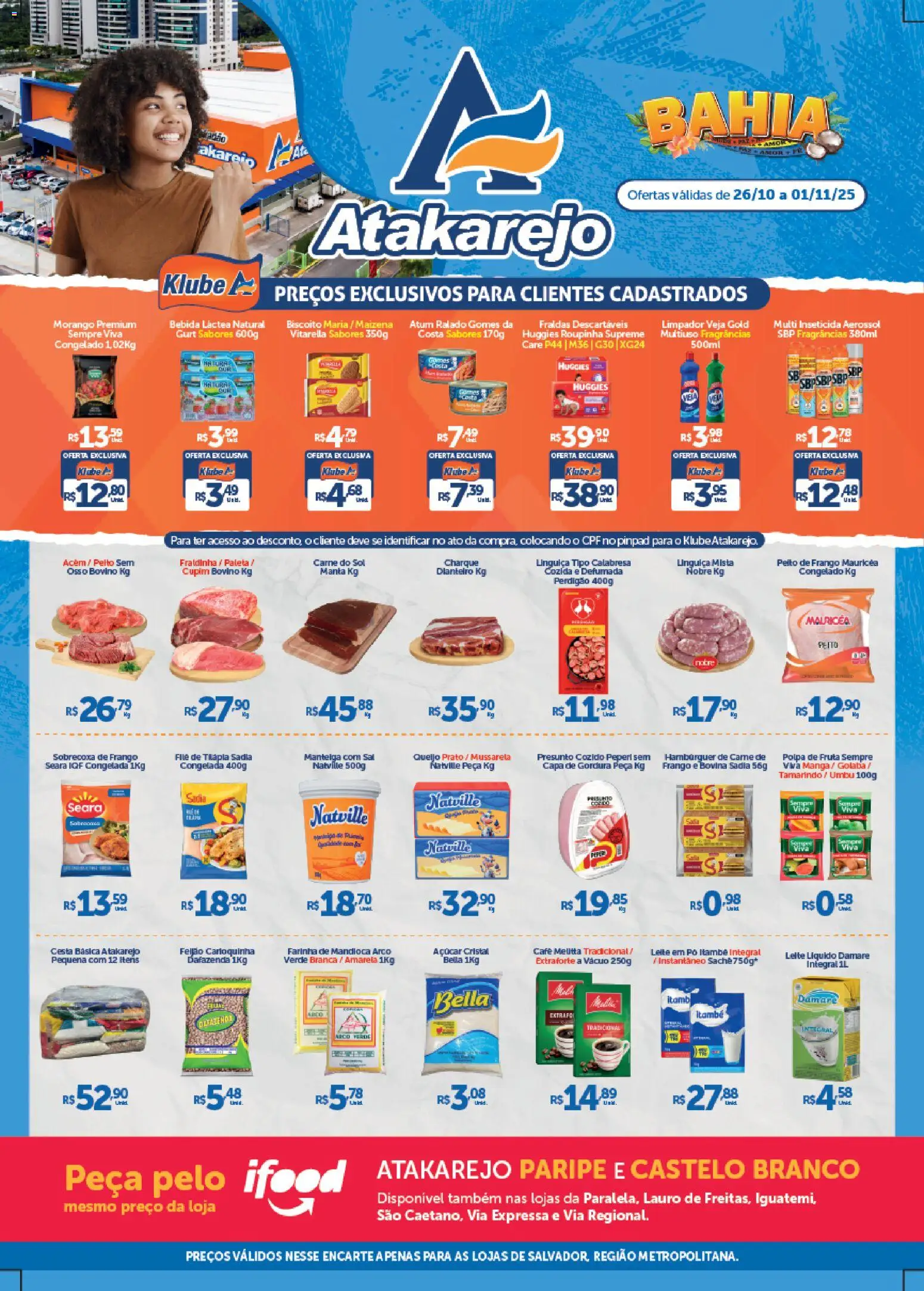 Pré-Visualização do folheto "Encarte Habitual " da loja Atakarejo válido a partir de 26/10/2025