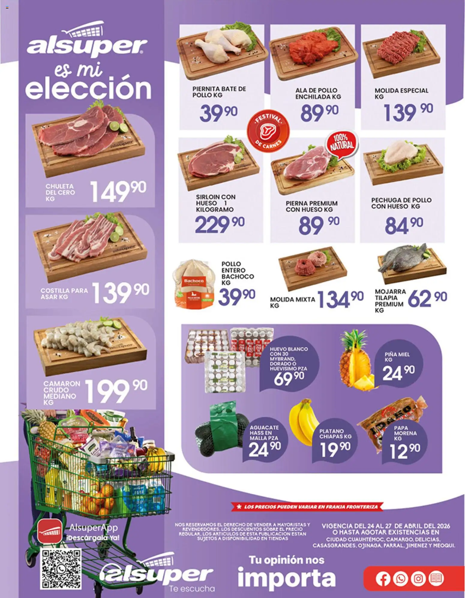 Vista previa las ofertas de la tienda Alsuper - Alsuper folleto desde el 24/04/2026 