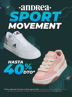 Vista previa las ofertas de la tienda Andrea - Catálogo Sport Movement desde el 13/07/2025 