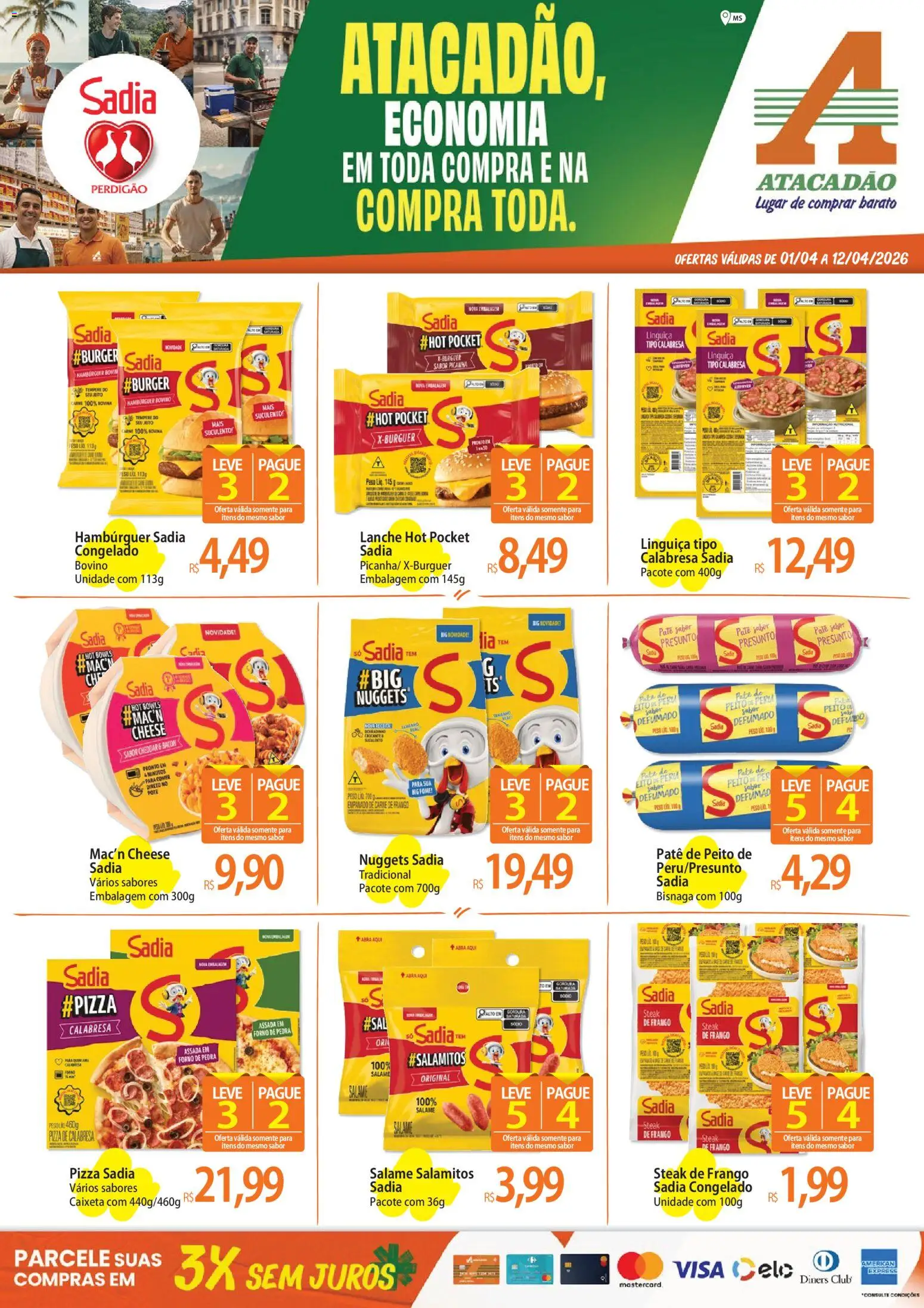 Pré-Visualização do folheto "Atacadão ofertas - MS" da loja Atacadão válido a partir de 01/04/2026