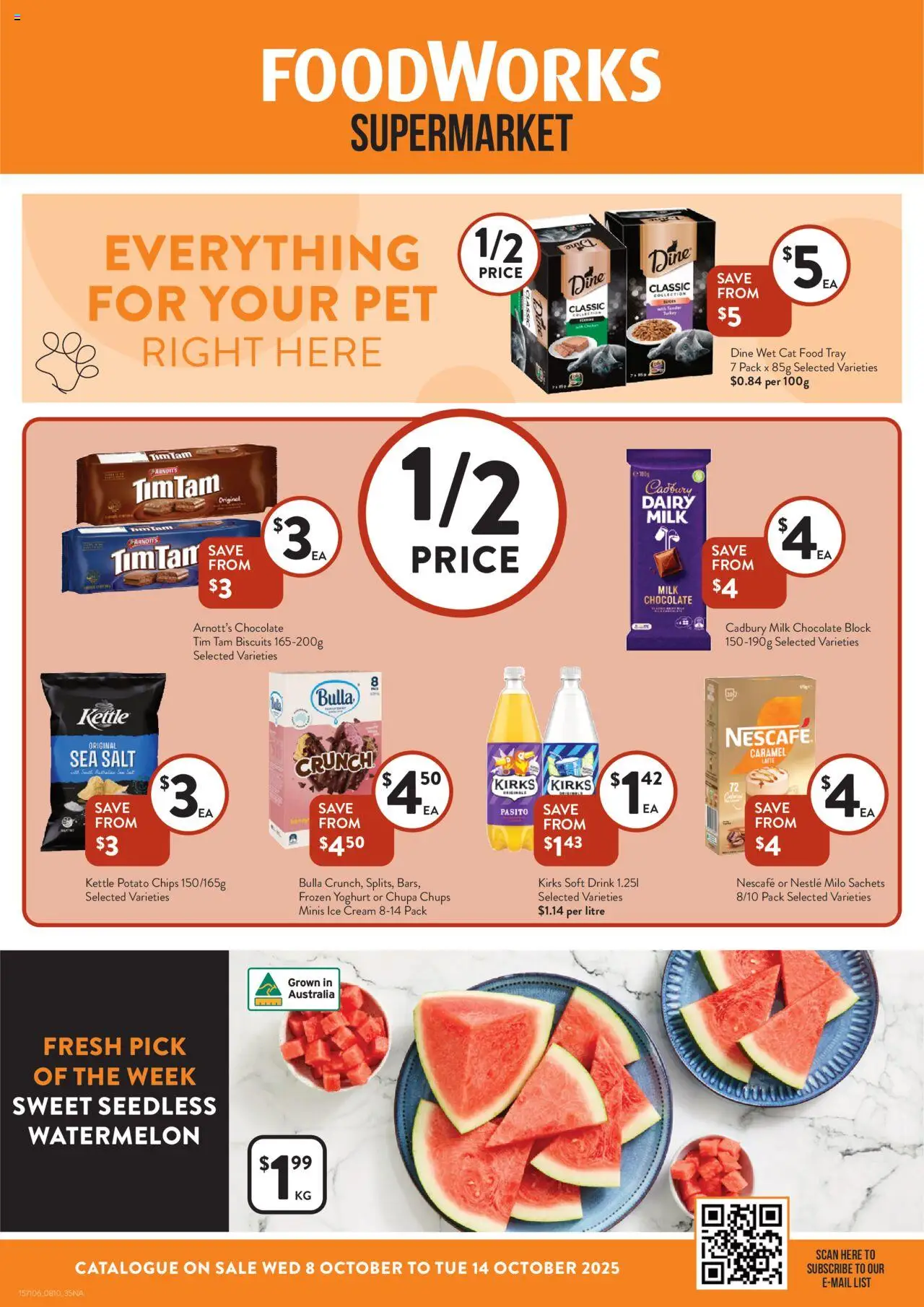 Foodworks catalogue valid from 08/10/2025 - page 1