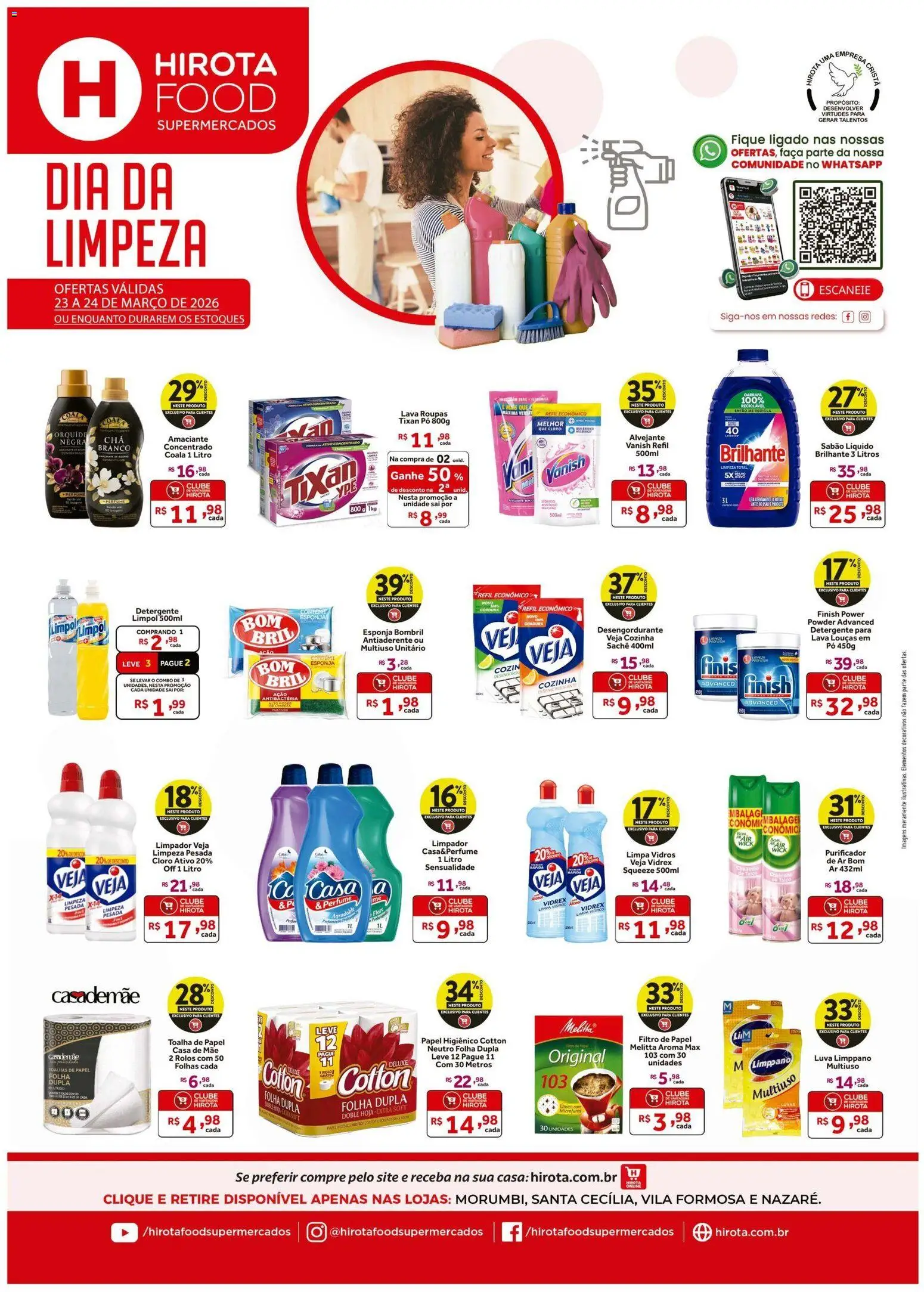 Pré-Visualização do folheto "Hirota Food ofertas Dia da Limpeza" da loja Hirota Food válido a partir de 23/03/2026