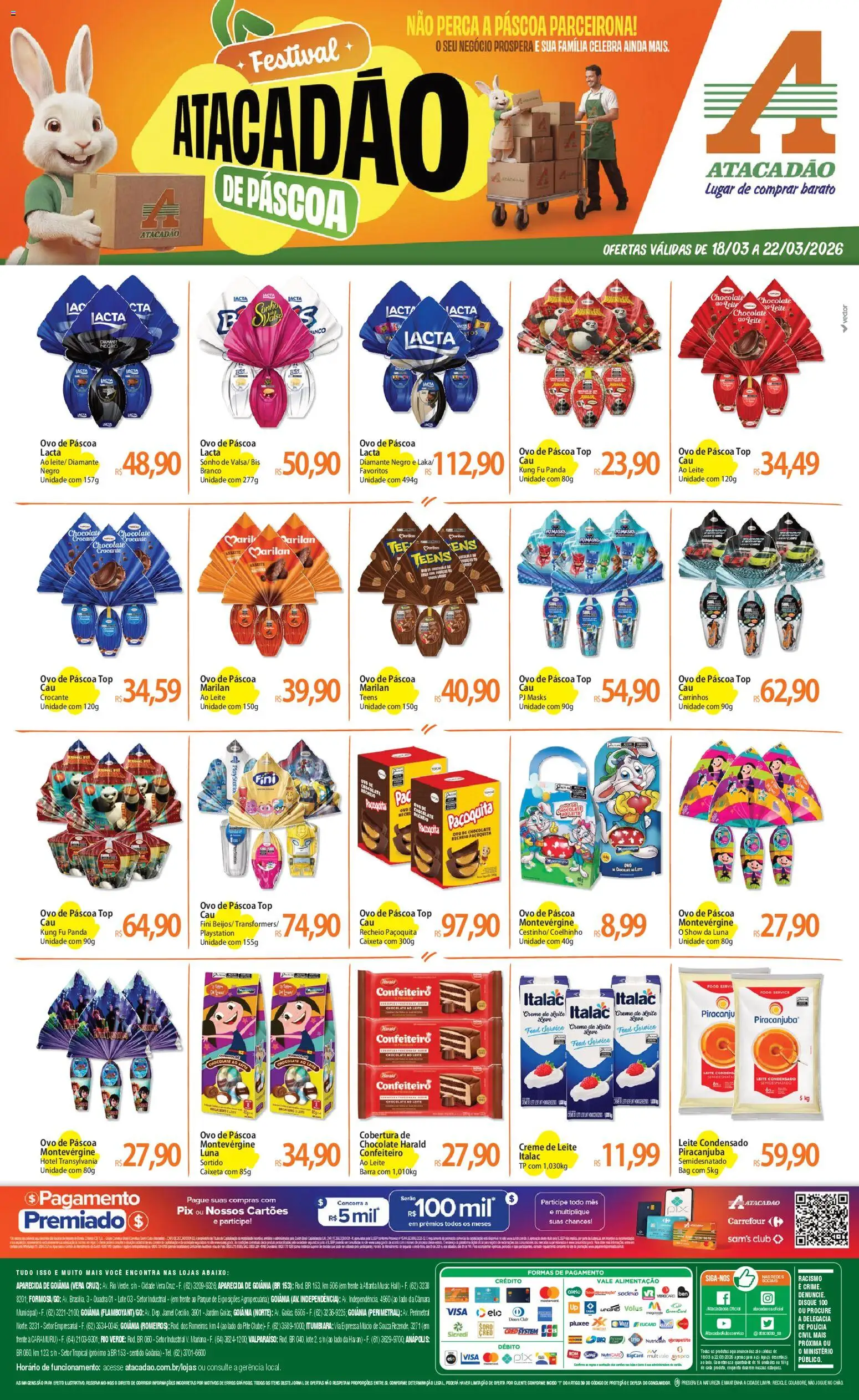 Pré-Visualização do folheto "Atacadão ofertas - GO" da loja Atacadão válido a partir de 18/03/2026