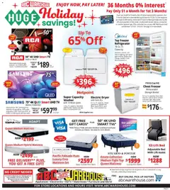Ad Preview of ABC Warehouse Weekly Ad from 12/07/2025 | Page: 1