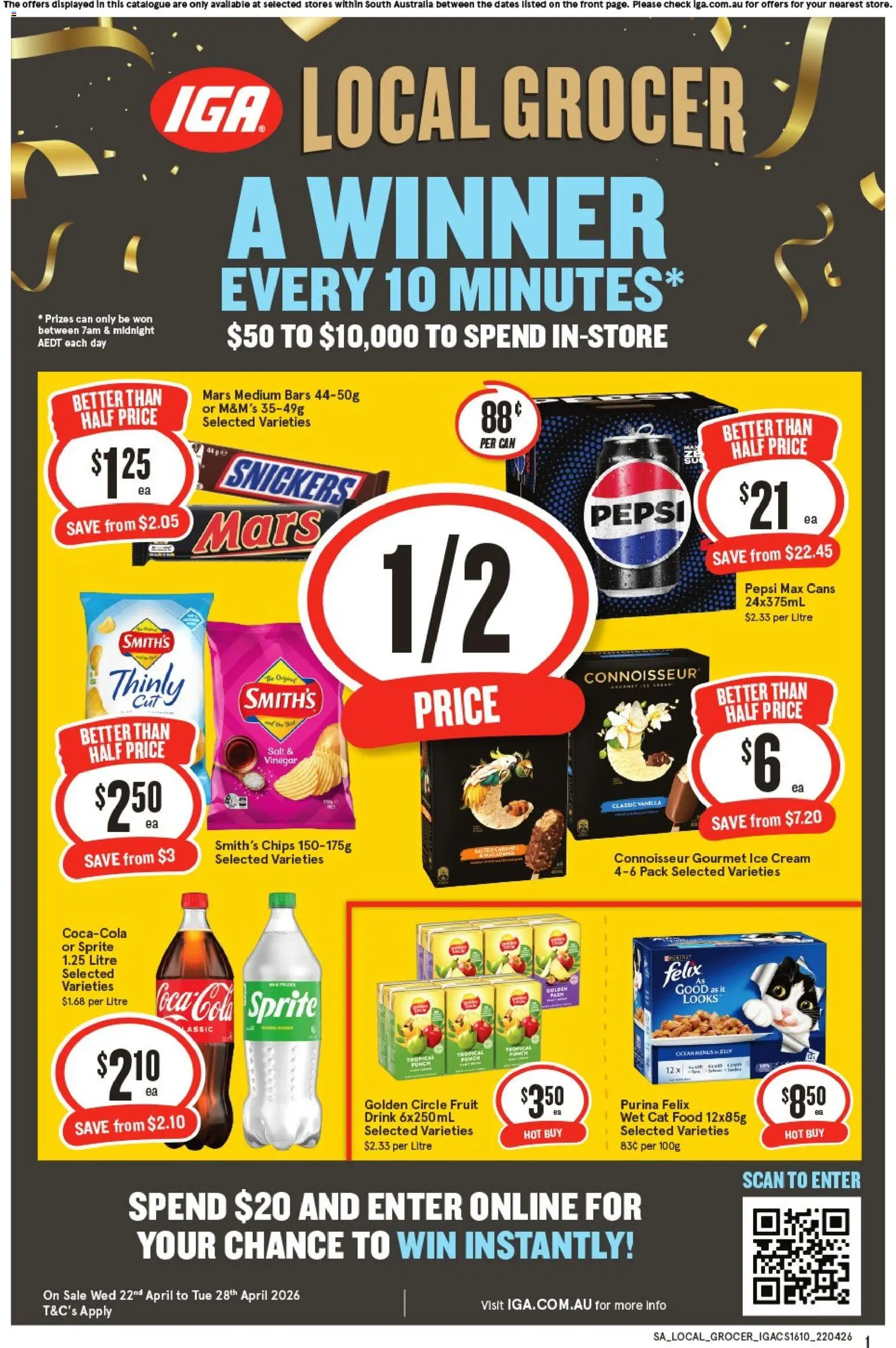 Preview of catalogue IGA Local Grocer SA from shop IGA valid 22/04/2026