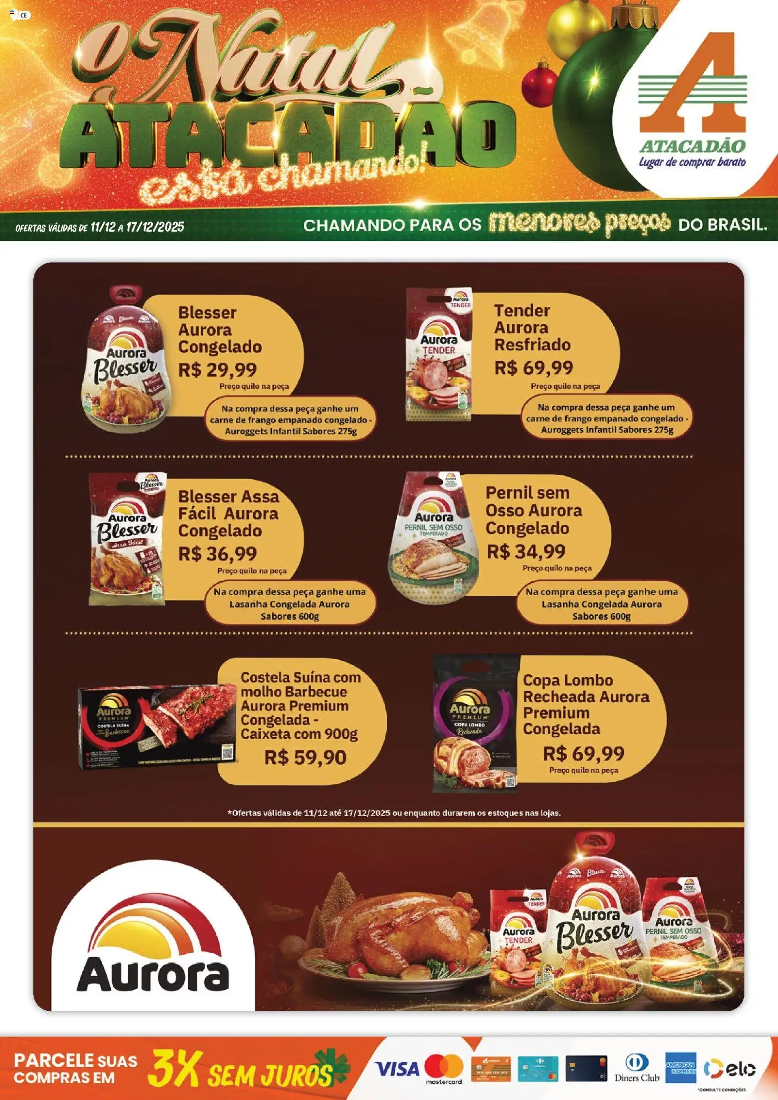 Pré-Visualização do folheto "Ofertas - CE" da loja Atacadão válido a partir de 11/12/2025