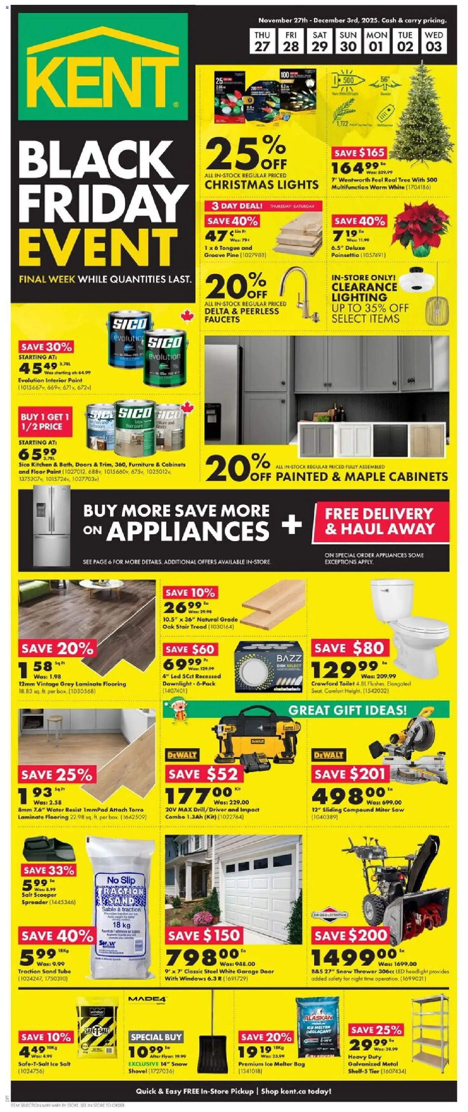 Preview of leaflet Weekly Flyer - NB from shop Kent is valid from Nov 27, 2025