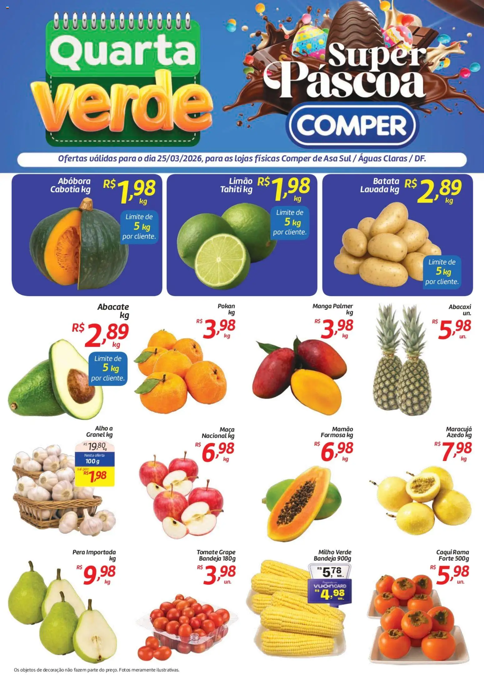 Pré-Visualização do folheto "Comper ofertas Quarta Verde " da loja Comper válido a partir de 25/03/2026