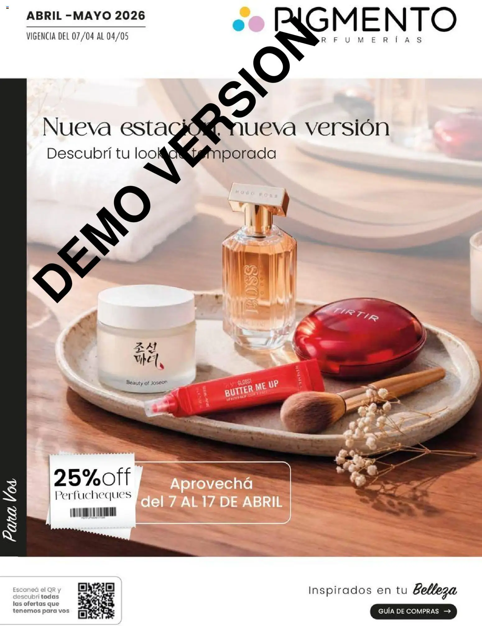 Vista previa del folleto de la tienda Pigmento válido desde el 07/04/2026 