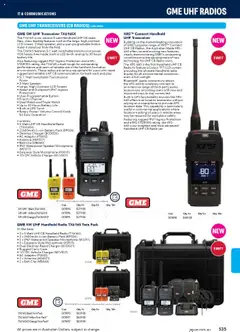 Preview of catalogue Engineering & Scientific Catalogue 2025/2026 from shop Jaycar valid 09/07/2025 | Page: 535
