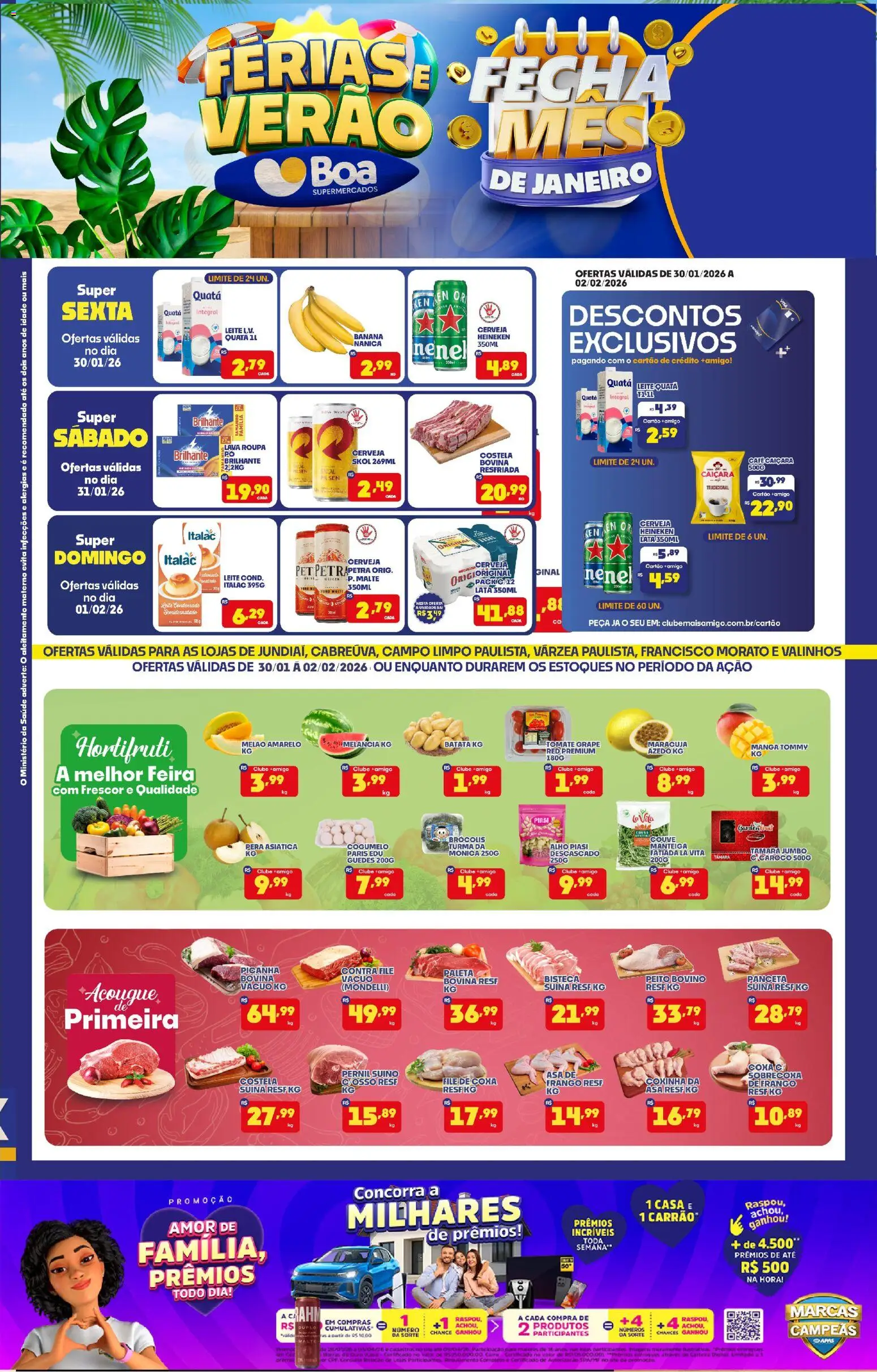 Pré-Visualização do folheto "Ofertas da semana" da loja Boa Supermercados válido a partir de 30/01/2026