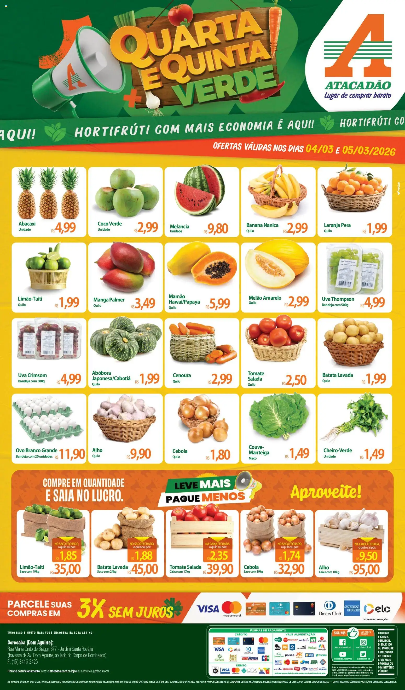 Pré-Visualização do folheto "Atacadão ofertas - SP" da loja Atacadão válido a partir de 04/03/2026