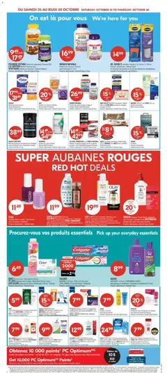 Preview of leaflet Weekly flyer / circulaire from shop Pharmaprix is valid from Oct 25, 2025 | Page: 9