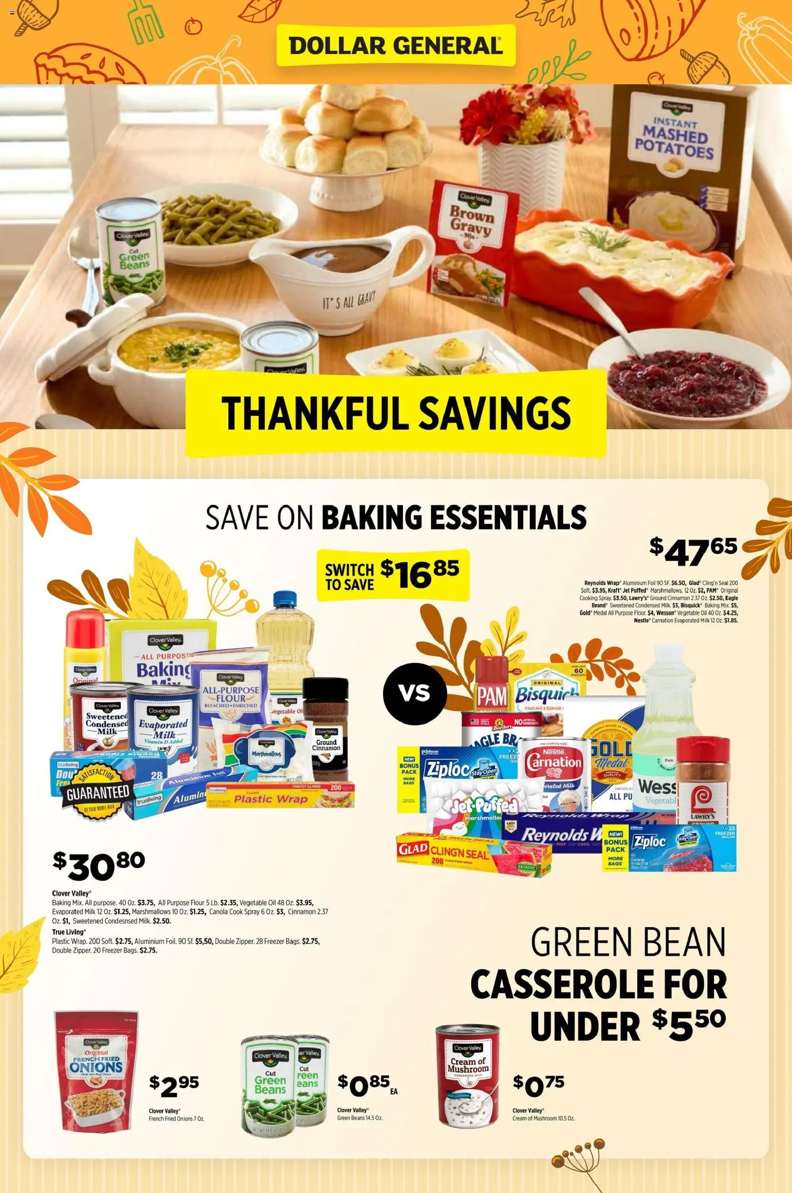 Ad Preview of Dollar General Switch to Save with DG Brands from 11/02/2025