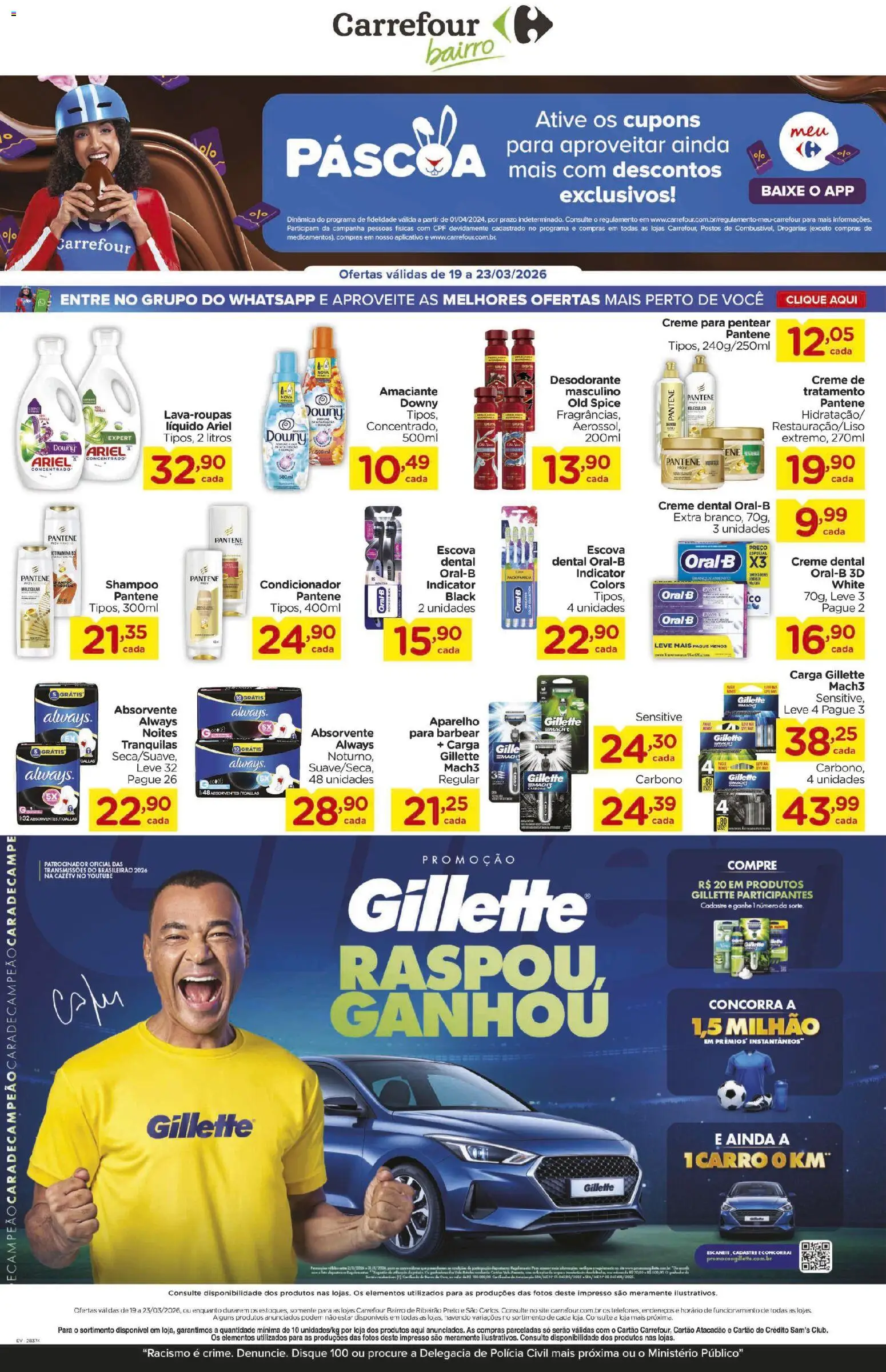 Pré-Visualização do folheto "Carrefour Bairro ofertas FDS" da loja Carrefour Bairro válido a partir de 19/03/2026