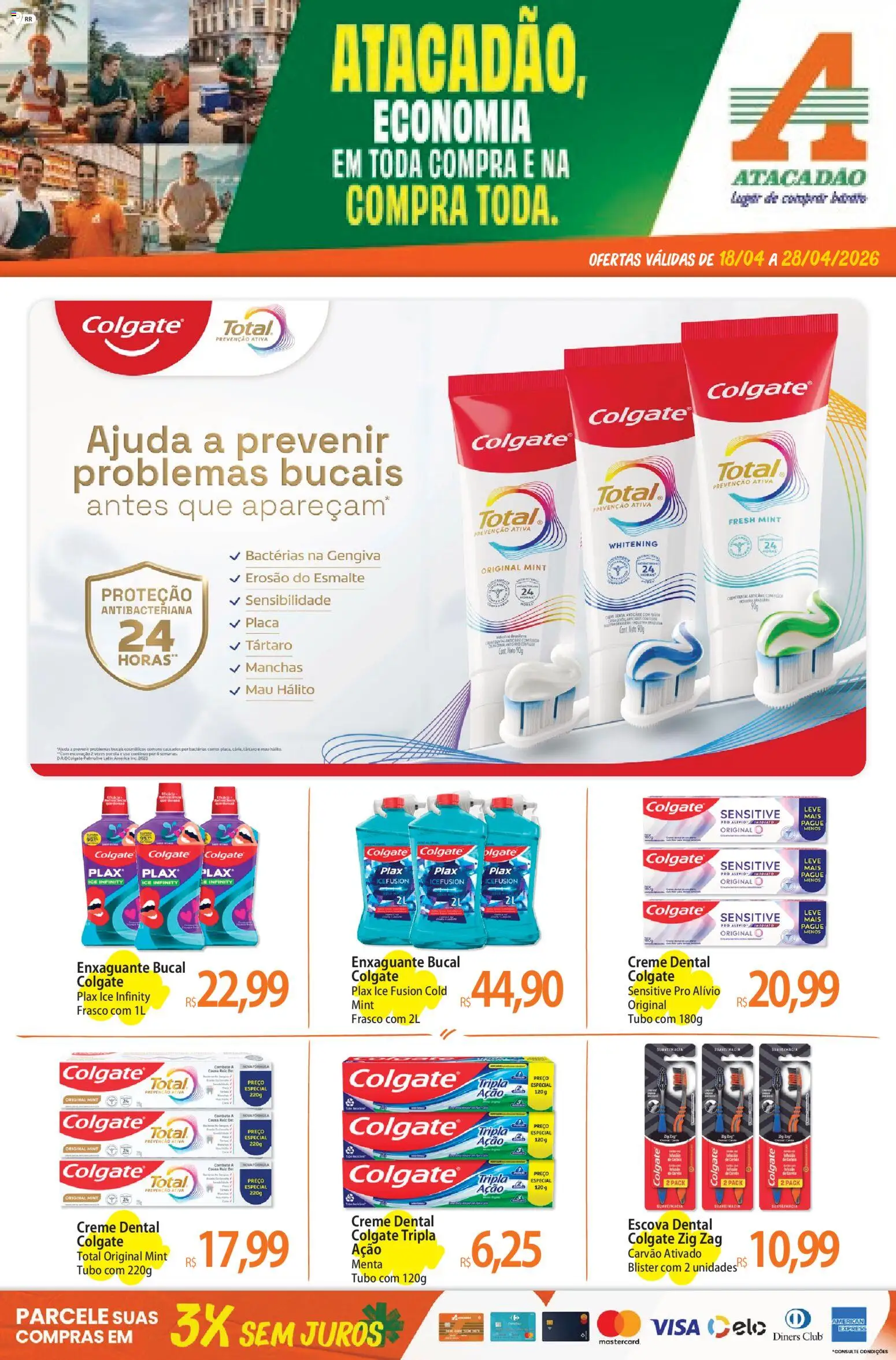 Pré-Visualização do folheto "Atacadão ofertas - RR" da loja Atacadão válido a partir de 18/04/2026