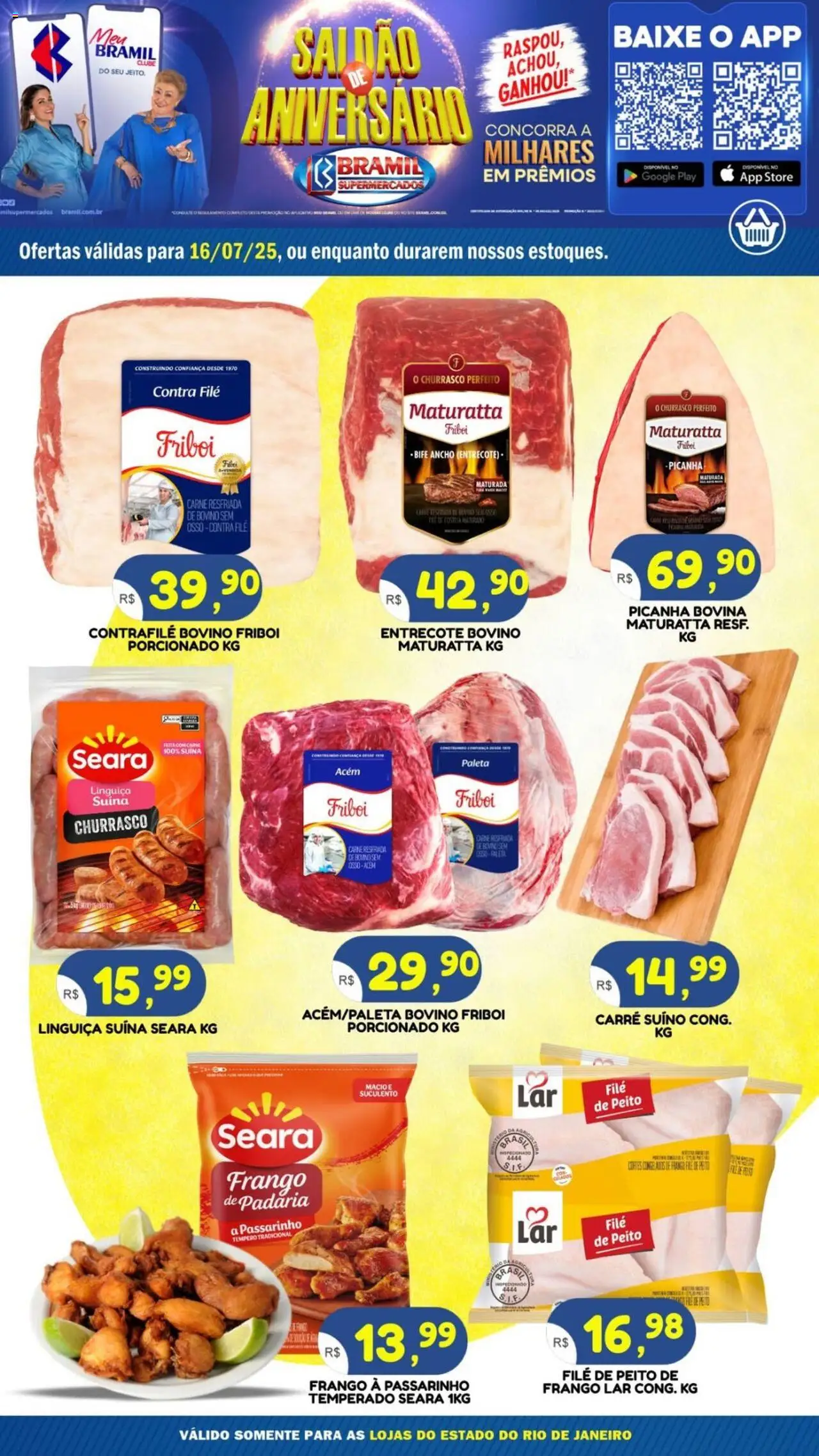 Bramil Supermercados folheto "Ofertas do Dia" válido a partir de 16/07/2025 - número de página 1