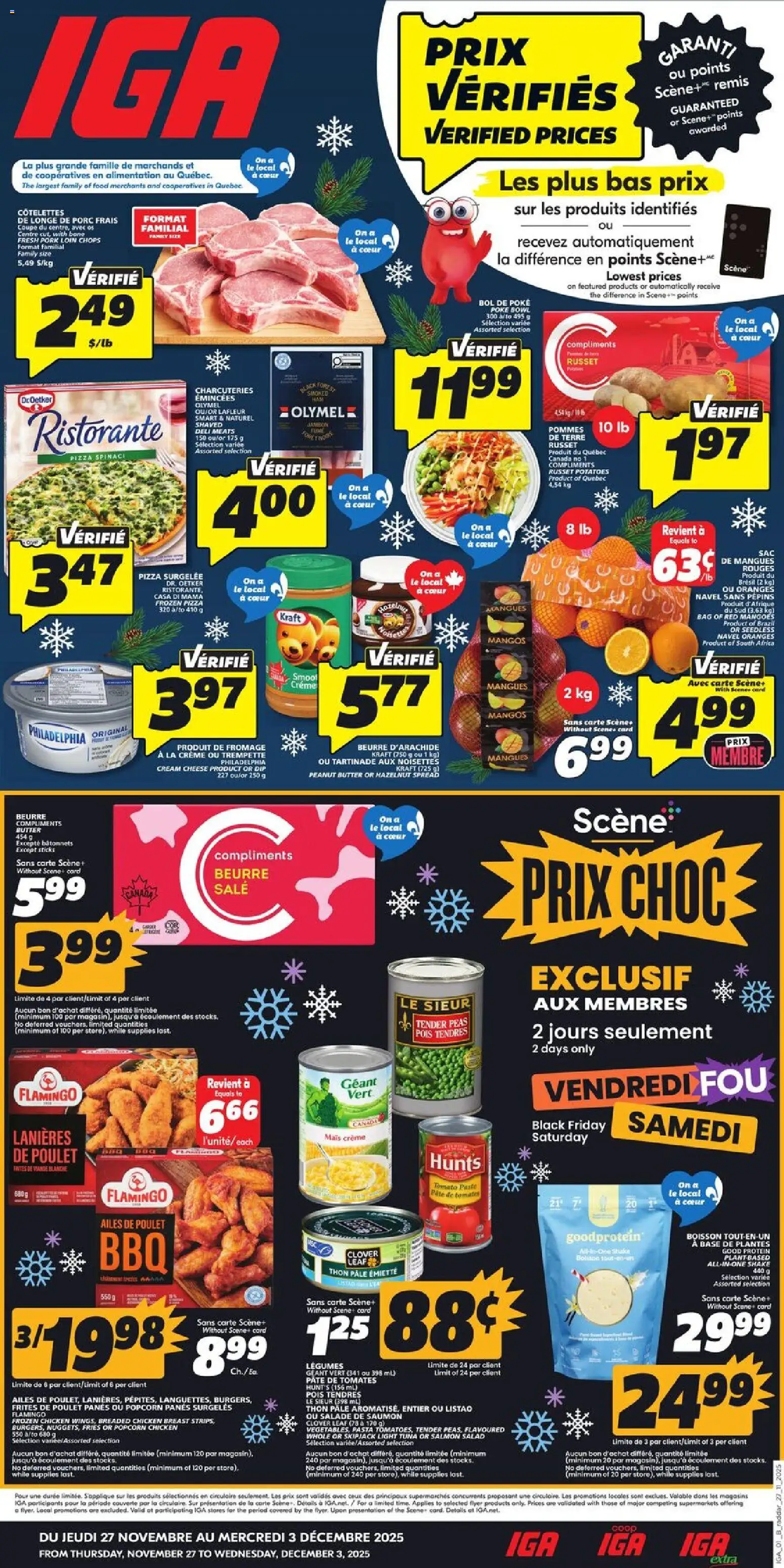 Preview of leaflet Quebec from shop IGA is valid from Nov 27, 2025