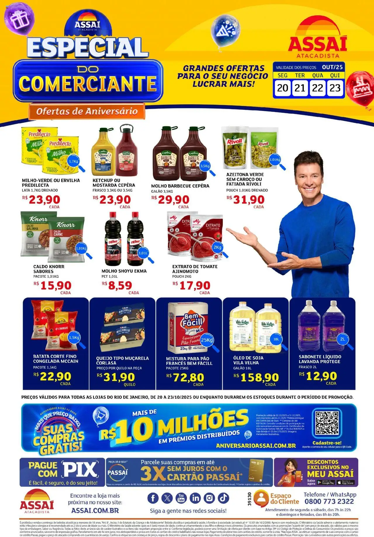Assaí Atacadista folheto "Encarte - RJ" válido a partir de 20/10/2025 - número de página 1