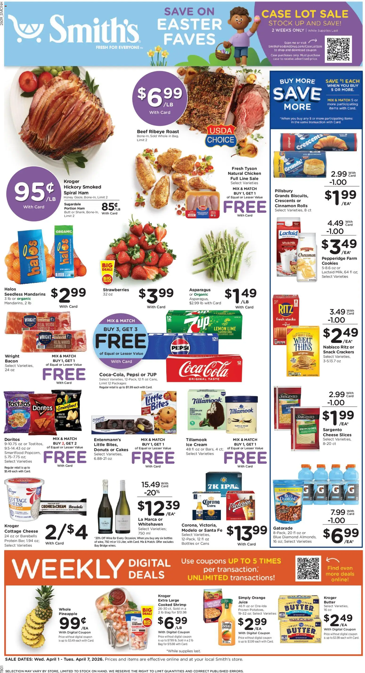 Ad Preview of Smith's Smith's Weekly Ad - NM from 04/01/2026