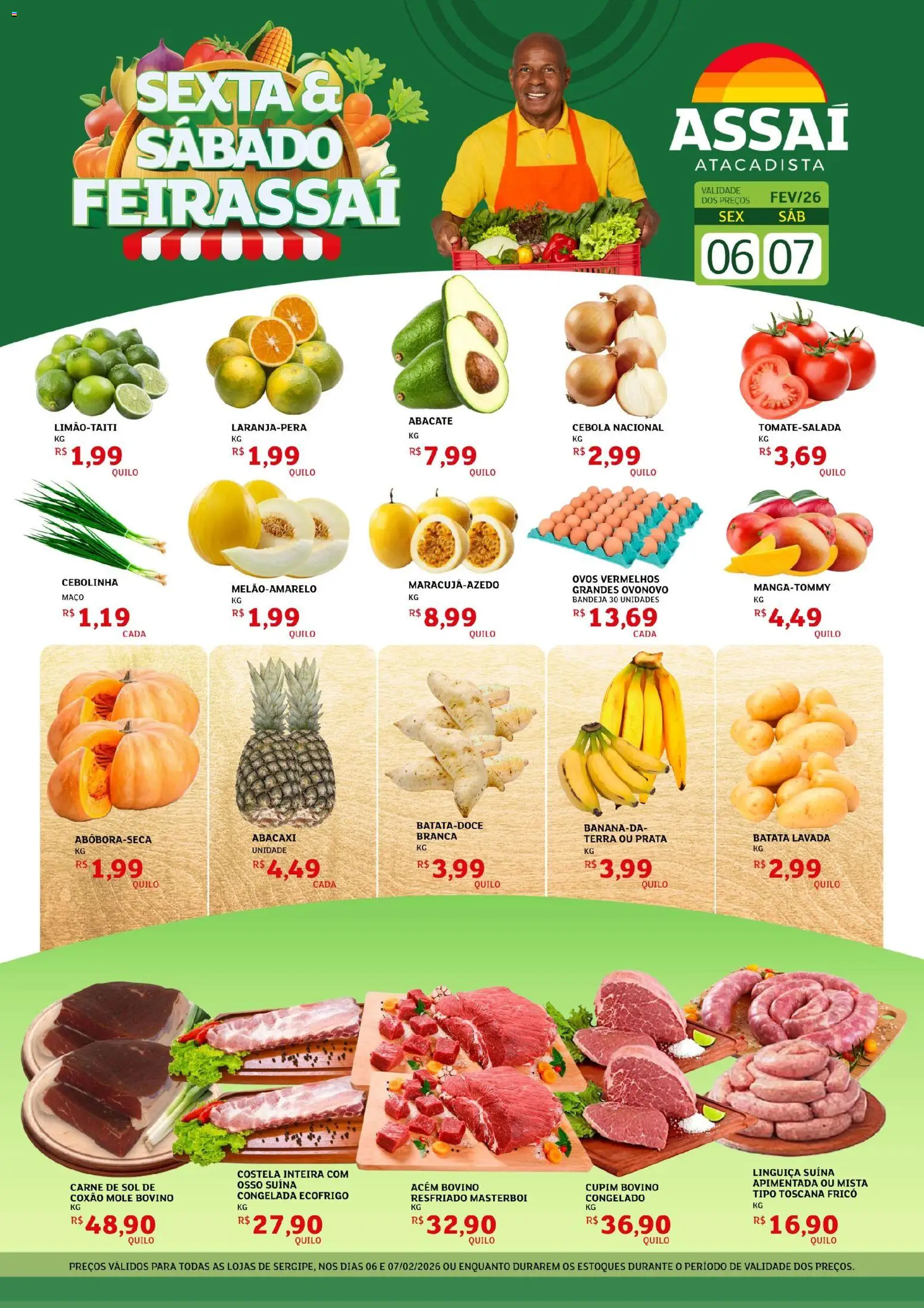 Pré-Visualização do folheto "Encarte - SE" da loja Assaí Atacadista válido a partir de 06/02/2026