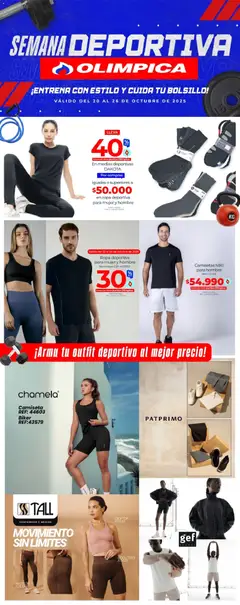  Vista previa del prospecto Especial ropa deportiva del almacen Olímpica válida del 20/10/2025 al 26/10/2025