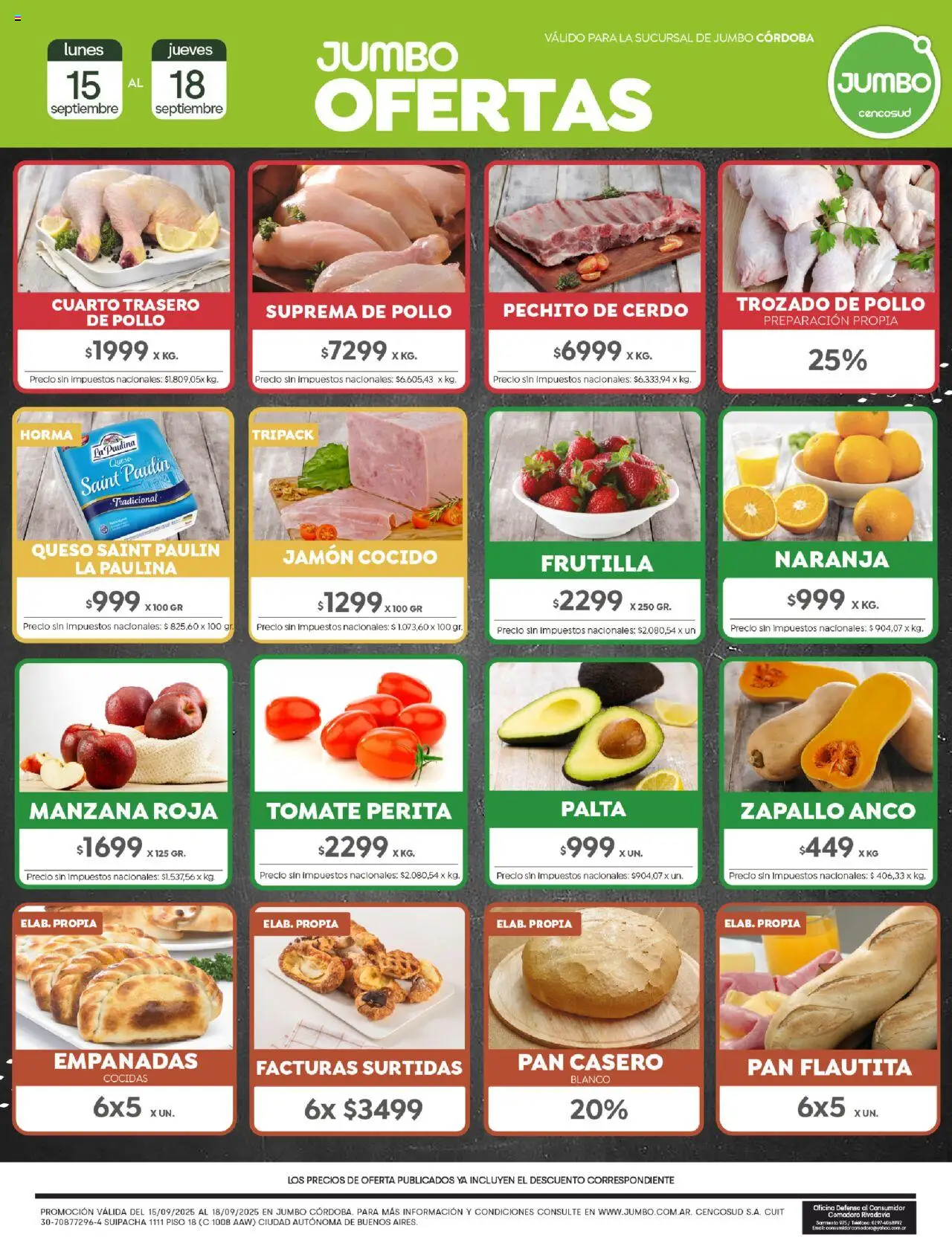 Jumbo Oferta | Córdoba del 15/09/2025 >> Catálogo