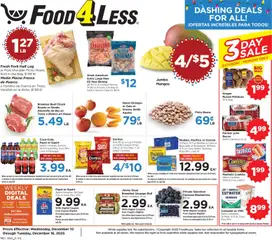 Ad Preview of Food 4 Less Weekly Ad from 12/10/2025
