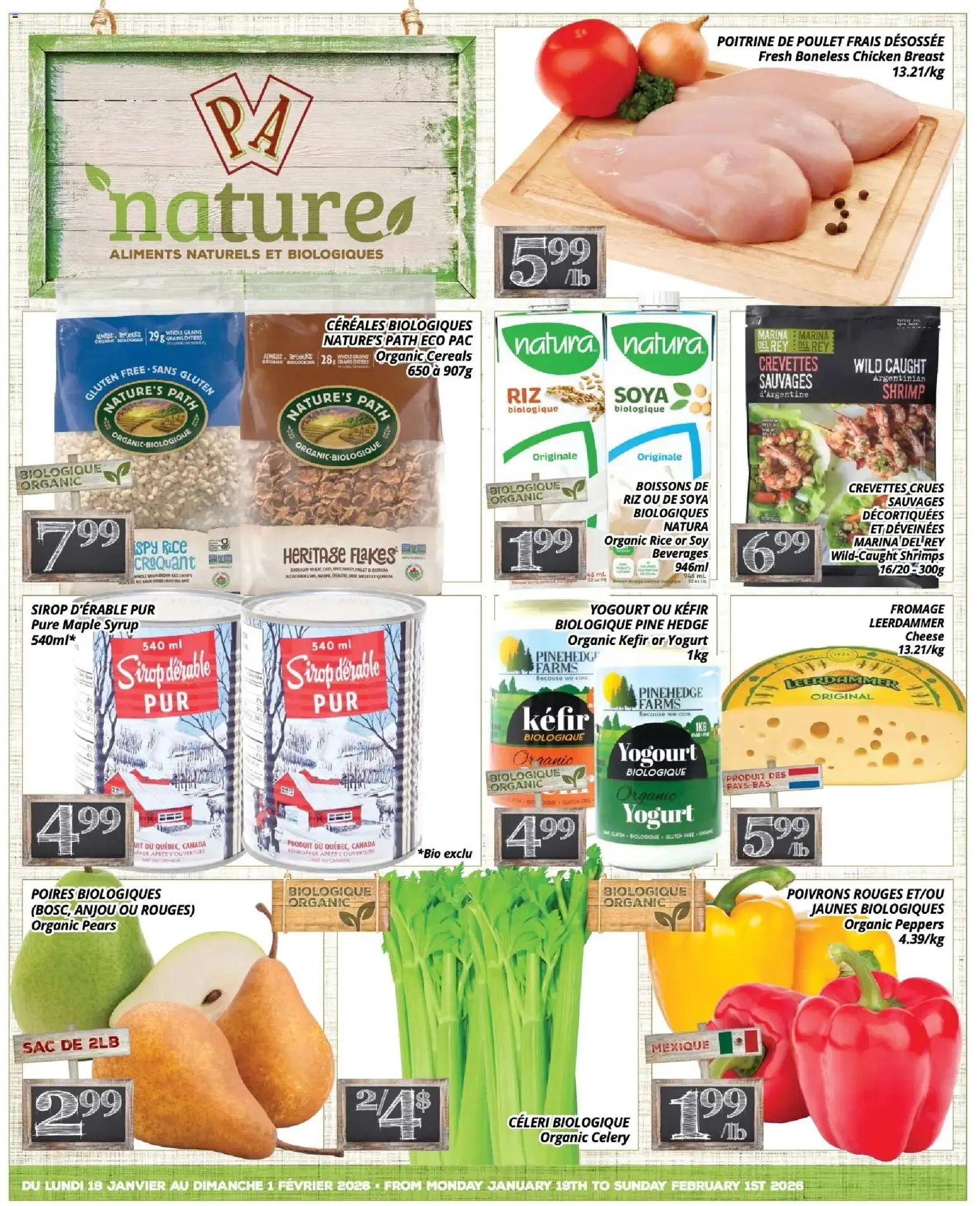 Preview of leaflet Pa nature Flyer from shop Pa Supermarché is valid from Jan 19, 2026