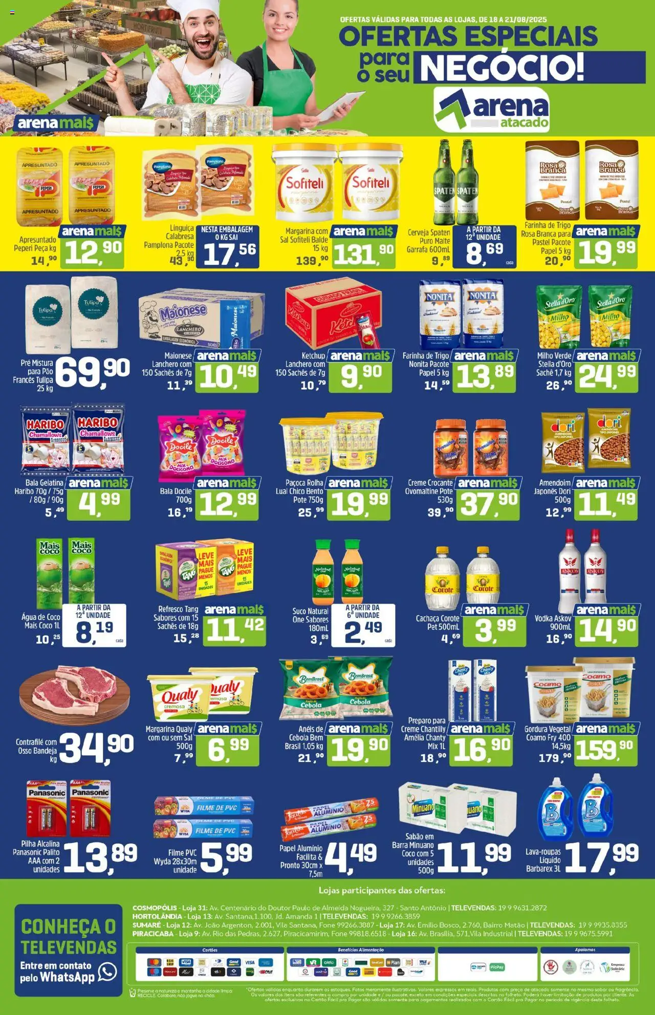 Arena Atacado folheto "Ofertas Especiais" válido a partir de 18/08/2025 - número de página 1