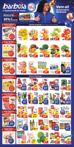 Pré-Visualização do folheto "Ofertas Lojas P" da loja Barbosa Supermercados válido a partir de 20/08/2025