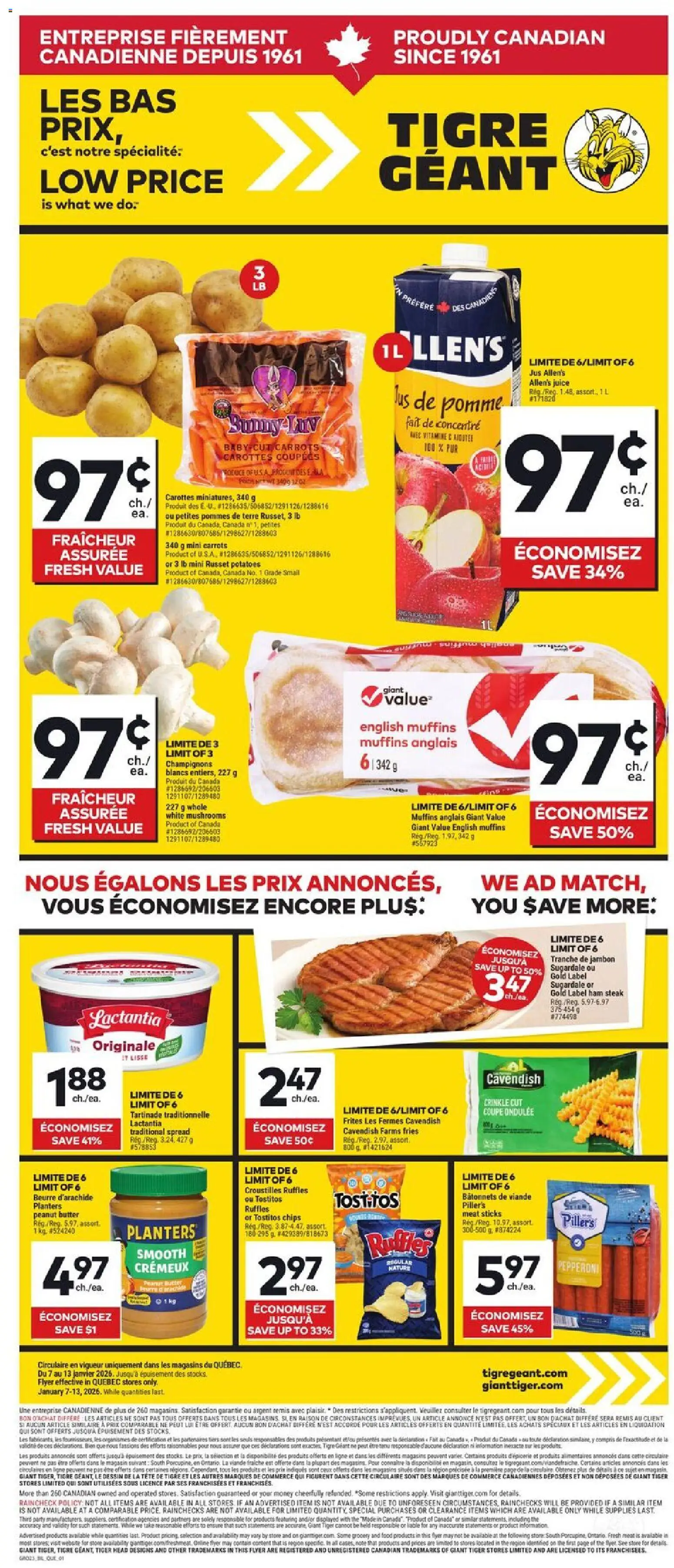 Preview of leaflet Weekly Flyer from shop Giant Tiger is valid from Jan 07, 2026