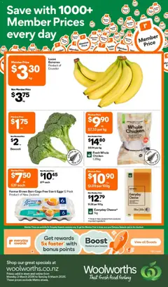 Preview of catalogue Woolworth South Island catalogue from shop Woolworths valid 2 Mar 2026