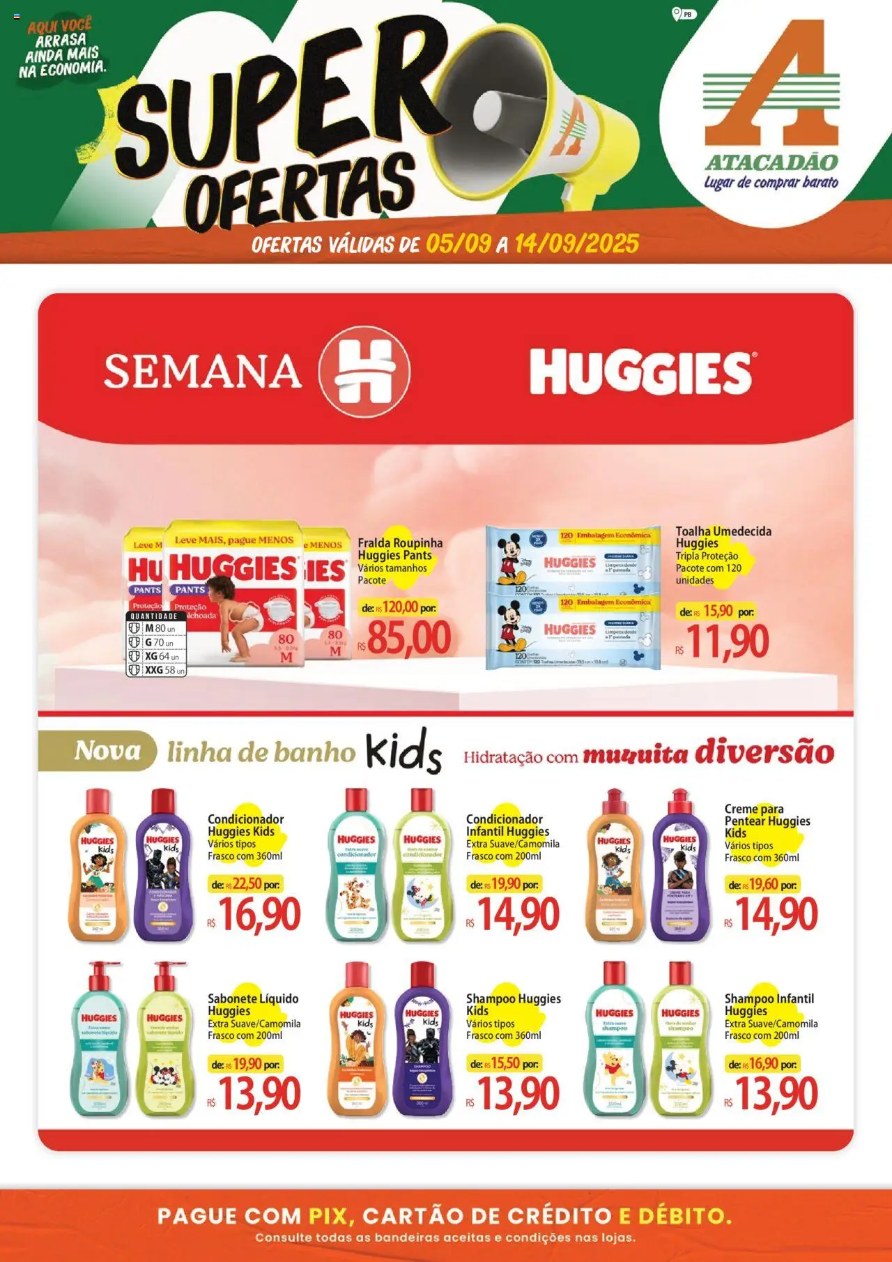 Atacadão folheto "Ofertas - PB" válido a partir de 05/09/2025 - número de página 1
