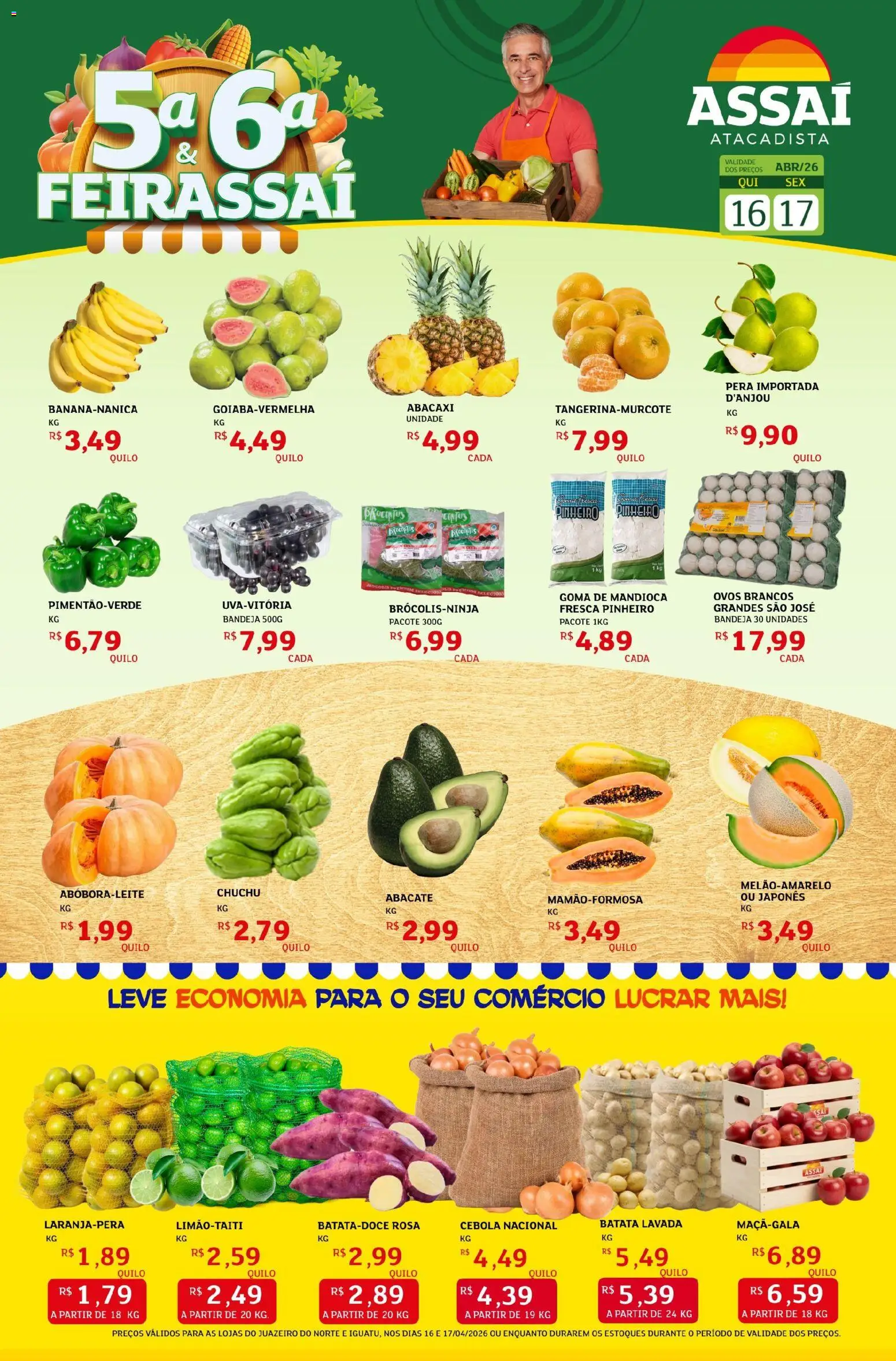 Pré-Visualização do folheto "Assaí Atacadista ofertas - CE" da loja Assaí Atacadista válido a partir de 16/04/2026