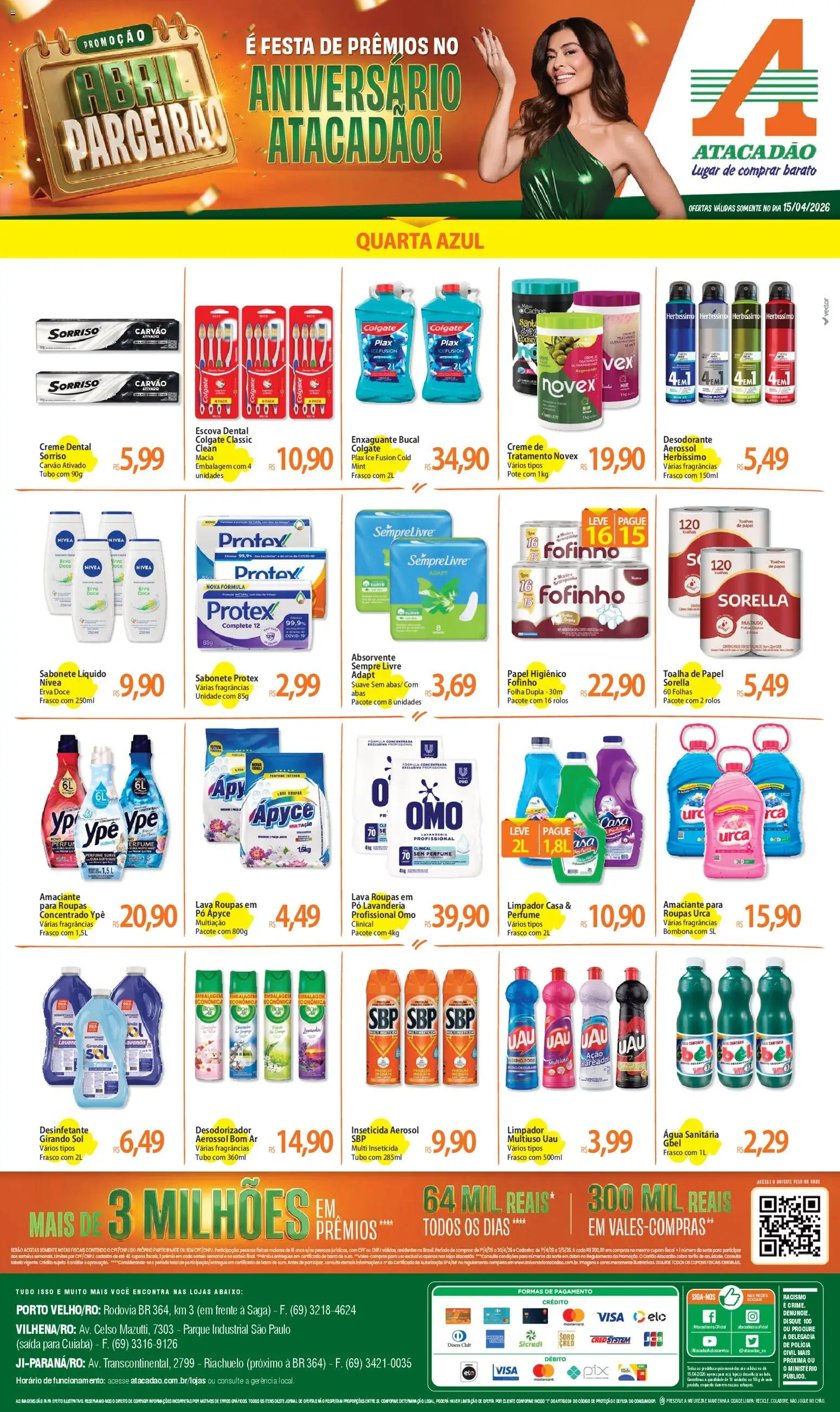 Pré-Visualização do folheto "Atacadão ofertas - RO" da loja Atacadão válido a partir de 15/04/2026